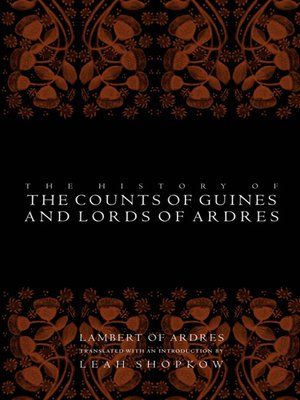 cover image of The History of the Counts of Guines and Lords of Ardres